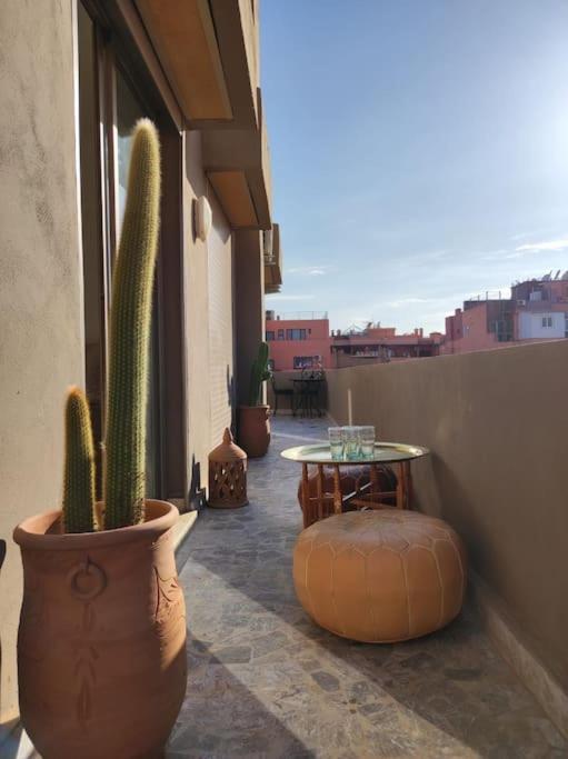 Plein Centre Marrakech, Grand Balcon Filant Lejlighed Marrakesh Eksteriør billede